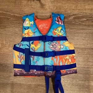 Bass Pro‎ Shops Life Jacket Youth 30-50 Pounds Ski Water Sports Swimming Vest